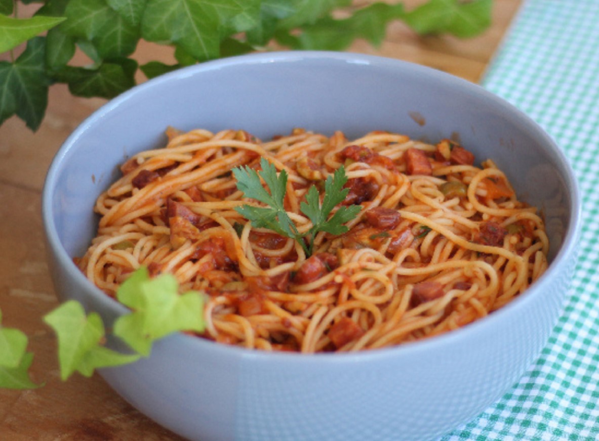 Macarronada de calabresa fácil