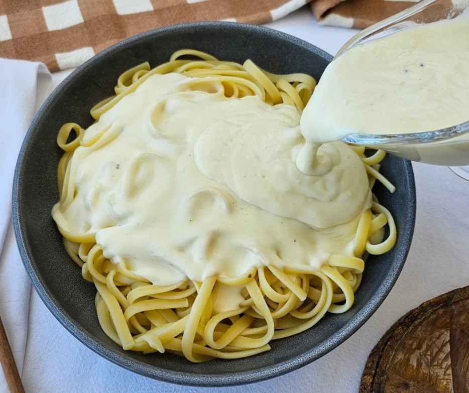 Molho branco para macarrão