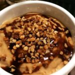 Sorvete de banana com paçoca