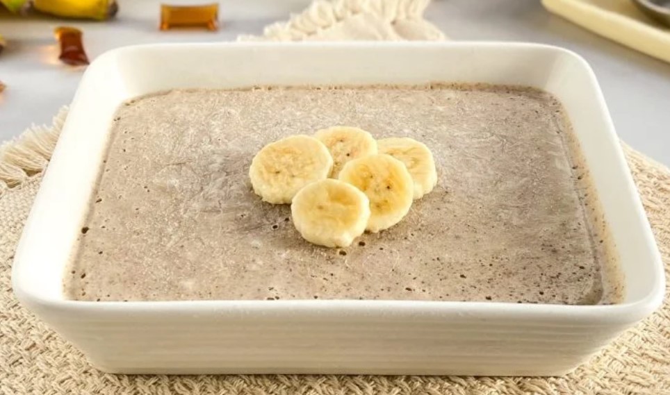 Sorvete de banana fit