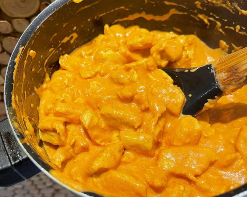 Strogonoff de frango sem creme de leite